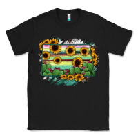 Black North Dakota State Map Classic Tee - RanaPortraitStore