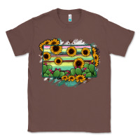 Chestnut North Dakota State Map Classic Tee - RanaPortraitStore
