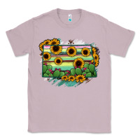 Lilac North Dakota State Map Classic Tee - RanaPortraitStore