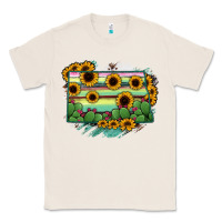 Natural North Dakota State Map Classic Tee - RanaPortraitStore