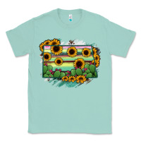 Seafoam North Dakota State Map Classic Tee - RanaPortraitStore