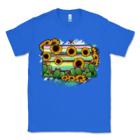True Royal North Dakota State Map Classic Tee - RanaPortraitStore