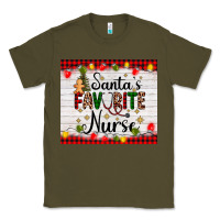 Army Green santa's favorite nurse Classic Tee - AdoDesignShop