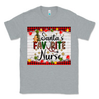 Heather Grey santa's favorite nurse Classic Tee - AdoDesignShop