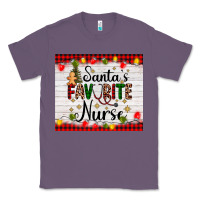Lavender santa's favorite nurse Classic Tee - AdoDesignShop