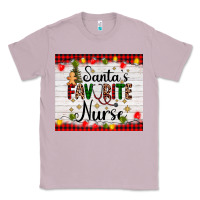 Lilac santa's favorite nurse Classic Tee - AdoDesignShop