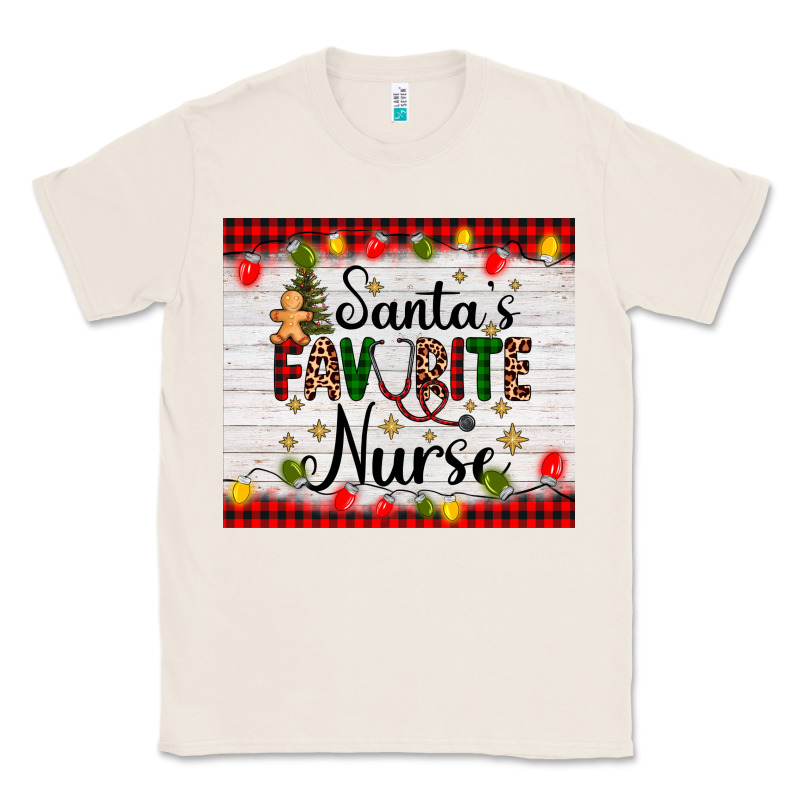 Santa's Favorite Nurse Classic Tee by AdoDesignShop | Teevron