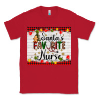 Red santa's favorite nurse Classic Tee - AdoDesignShop