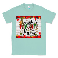Seafoam santa's favorite nurse Classic Tee - AdoDesignShop