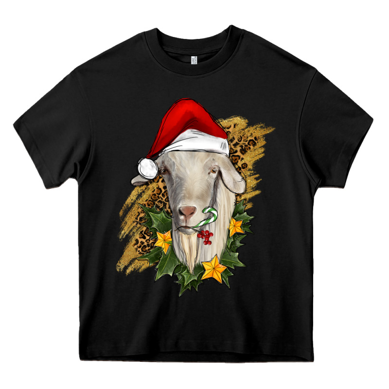 Christmas Goat Heavy Core Tee by RanaPortraitStore | Teevron