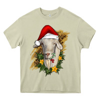 Mossy christmas goat Heavy Core Tee - RanaPortraitStore