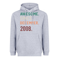 Heather Grey Awesome Since December 2008 Heavyweight Hoodie - Bettercallsaul