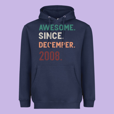 Awesome Since December 2008 Heavyweight Hoodie Designed By Bettercallsaul