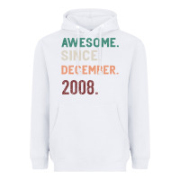 White Awesome Since December 2008 Heavyweight Hoodie - Bettercallsaul