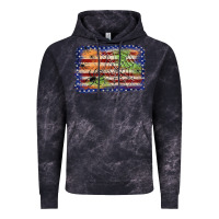 Cloud Black American flag halloween background Vintage Hoodie - JahusDesignShop