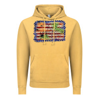 Vintage Mustard American flag halloween background Vintage Hoodie - JahusDesignShop