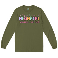 Army Green nicu nurse neonatal intensive care unit Long Sleeve Tee - MaliasSmallBusiness