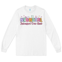 White nicu nurse neonatal intensive care unit Long Sleeve Tee - MaliasSmallBusiness