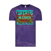 Cloud Purple blessed annd cactus with gemstone tumbler Vintage Tee - Artiststas