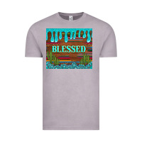 Vintage Zinc blessed annd cactus with gemstone tumbler Vintage Tee - Artiststas