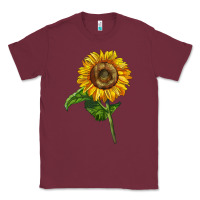 Burgundy mammoth sunflower Classic Tee - LillyAllenDesigns