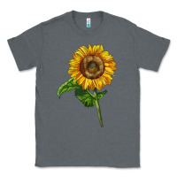 Charcoal Heather mammoth sunflower Classic Tee - LillyAllenDesigns