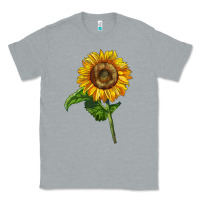 Heather Grey mammoth sunflower Classic Tee - LillyAllenDesigns