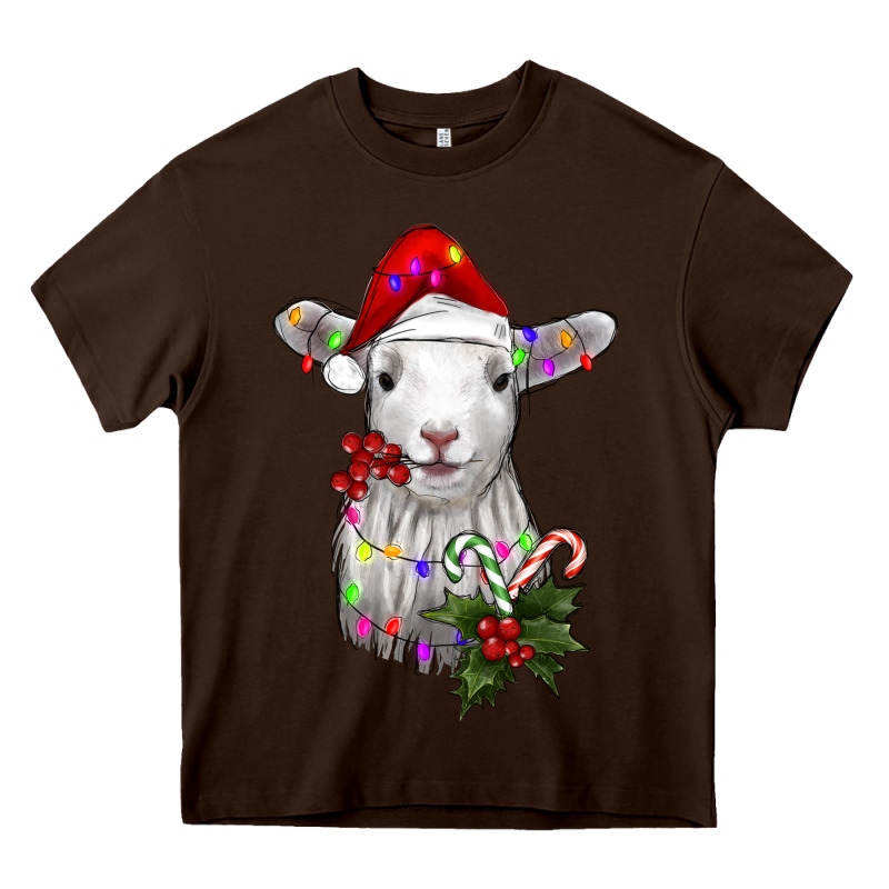 Christmas Baby Sheep Heavy Core Tee by RanaPortraitStore | Teevron