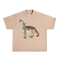 Burro Howling Coyote Urban Heavy Tee - LillyAllenDesigns