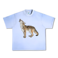 Grape Ice Howling Coyote Urban Heavy Tee - LillyAllenDesigns