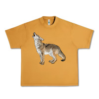 Peanut Butter Howling Coyote Urban Heavy Tee - LillyAllenDesigns