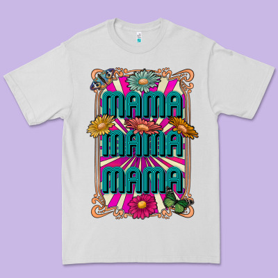 Mama Mama Mama Premium Tee Designed By Cowhidedigitalart