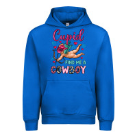 Cobalt cupid find me a cowboy Urban Hoodie - OliviaCreatesArt