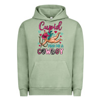 Pigment Oil Green cupid find me a cowboy Urban Hoodie - OliviaCreatesArt