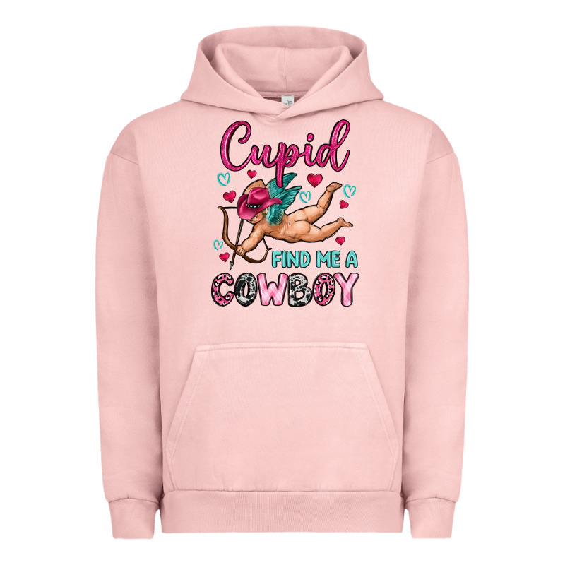 Cupid Find Me A Cowboy Urban Hoodie by OliviaCreatesArt | Teevron