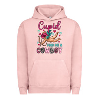 Pigment Salmon cupid find me a cowboy Urban Hoodie - OliviaCreatesArt