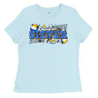 Baby Blue sister volleyball Ladies Tee - Zillion Design Studio