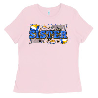 Bubblegum Pink sister volleyball Ladies Tee - Zillion Design Studio