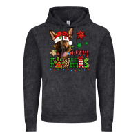 Vintage Black merry pawmas christmas german shepherd Vintage Hoodie - Jasminsmagicworld