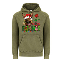 Vintage Olive merry pawmas christmas german shepherd Vintage Hoodie - Jasminsmagicworld