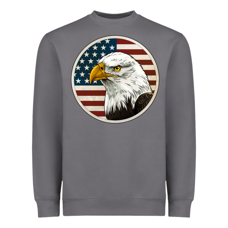 American Bald Eagle Heavyweight Sweatshirt by Jasminsmagicworld | Teevron