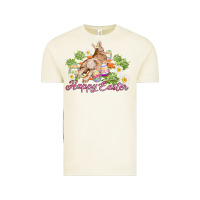 Vintage Arctic easter bunny with carrots and daisy Vintage Tee - AdoDesignShop