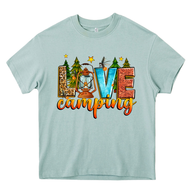 Love Camping Heavy Core Tee by Zillion Design Studio | Teevron