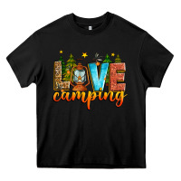 Black love camping Heavy Core Tee - Zillion Design Studio