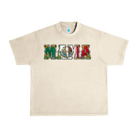 Sandshell mexican flag mama Urban Heavy Tee - Jasminsmagicworld