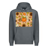 Rock Fall Pumpkins and Sunflowers with Leopard Premium Hoodie - texasbilliewilder