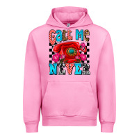 Fuchsia Pink call me never olivia Urban Hoodie - OliviaCreatesArt