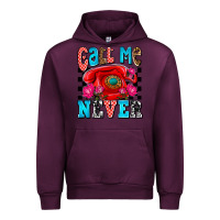Mauve Wine call me never olivia Urban Hoodie - OliviaCreatesArt