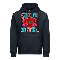 Navy call me never olivia Urban Hoodie - OliviaCreatesArt