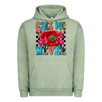 Pigment Oil Green call me never olivia Urban Hoodie - OliviaCreatesArt